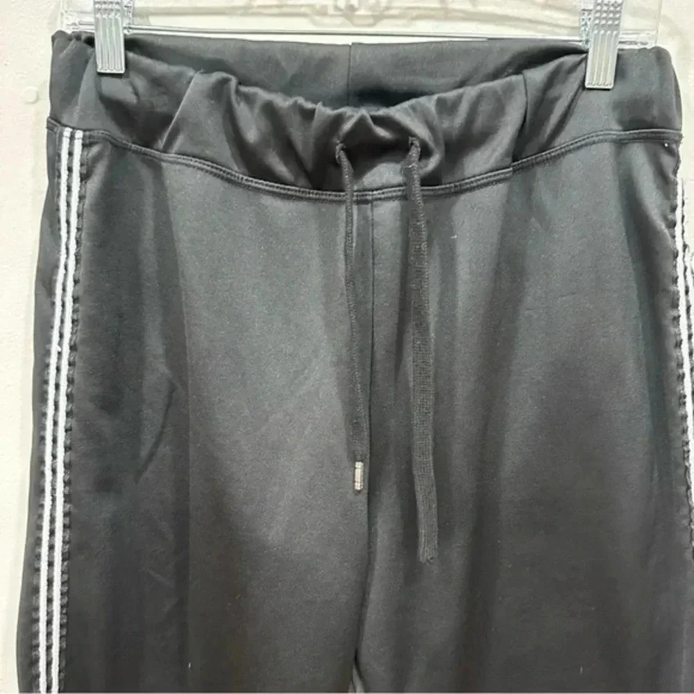 Sundry black jogger pants with white stripes on side 2 - Picture 5 of 10